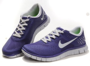 Nike Free 4.0 V2 Mens Shoes White Purple